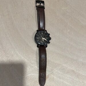 Fossil Brown and Black Chronograph Watch
